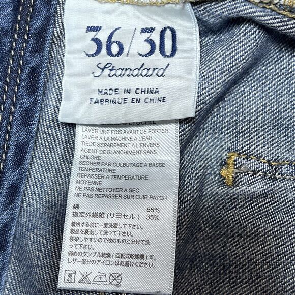 Tommy Bahama Jeans Mens Size 36 Blue Standard Bootcut Dark Wash Denim Pockets - Picture 12 of 15